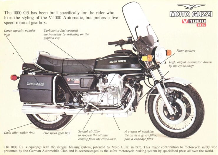 Moto Guzzi V1000 G5 Vintage Ad