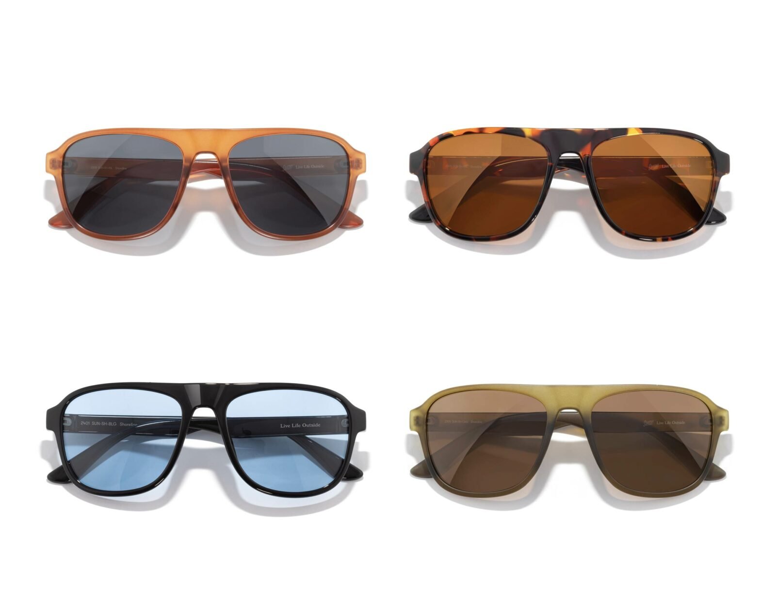 Sunski Shoreline Sunglasses Collage