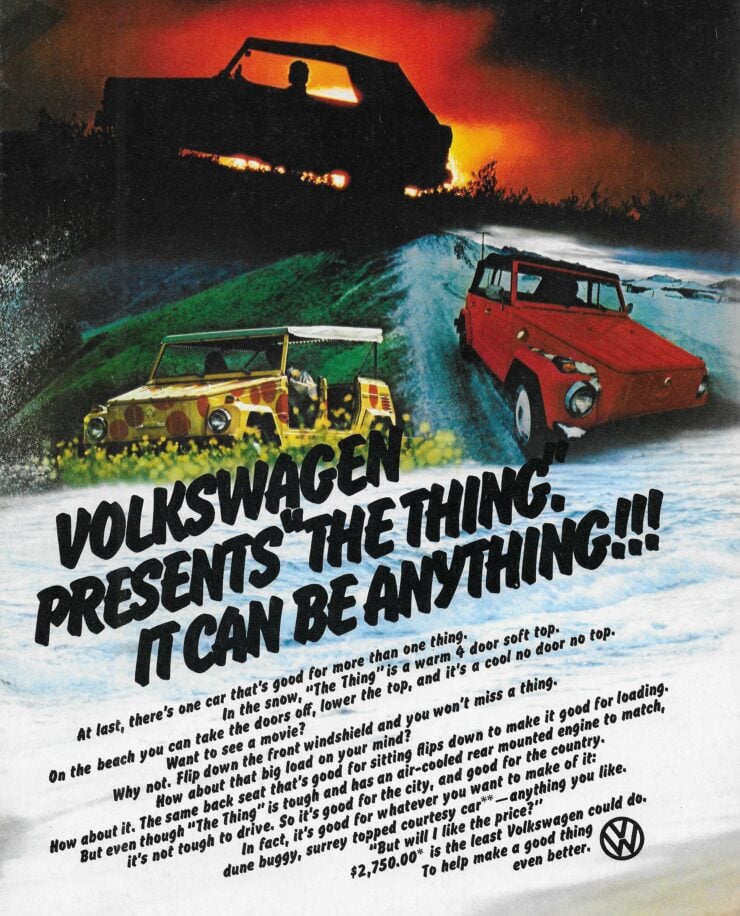 Volkswagen Thing Vintage Ad 1