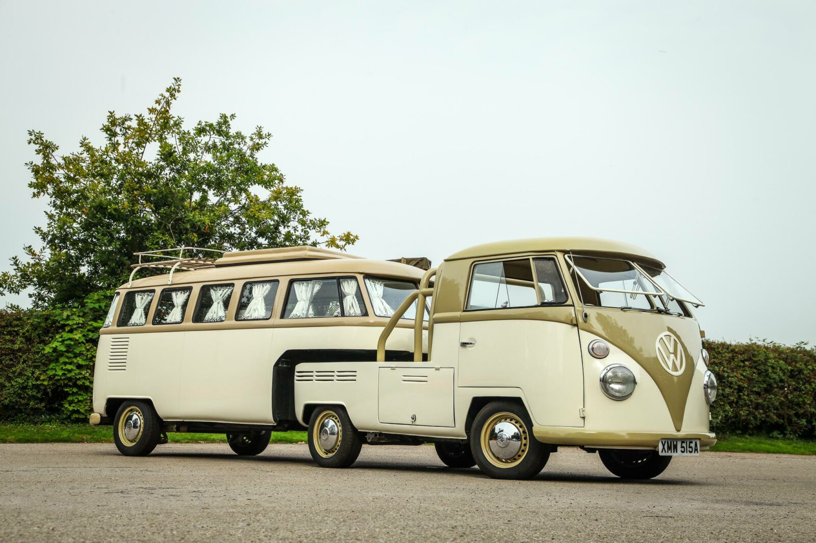 Audi S3-Powered: A Modified Volkswagen Type 2 Fifth-Wheel Camper