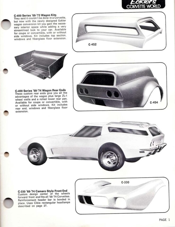 Eckler's Corvette Catalogue 1