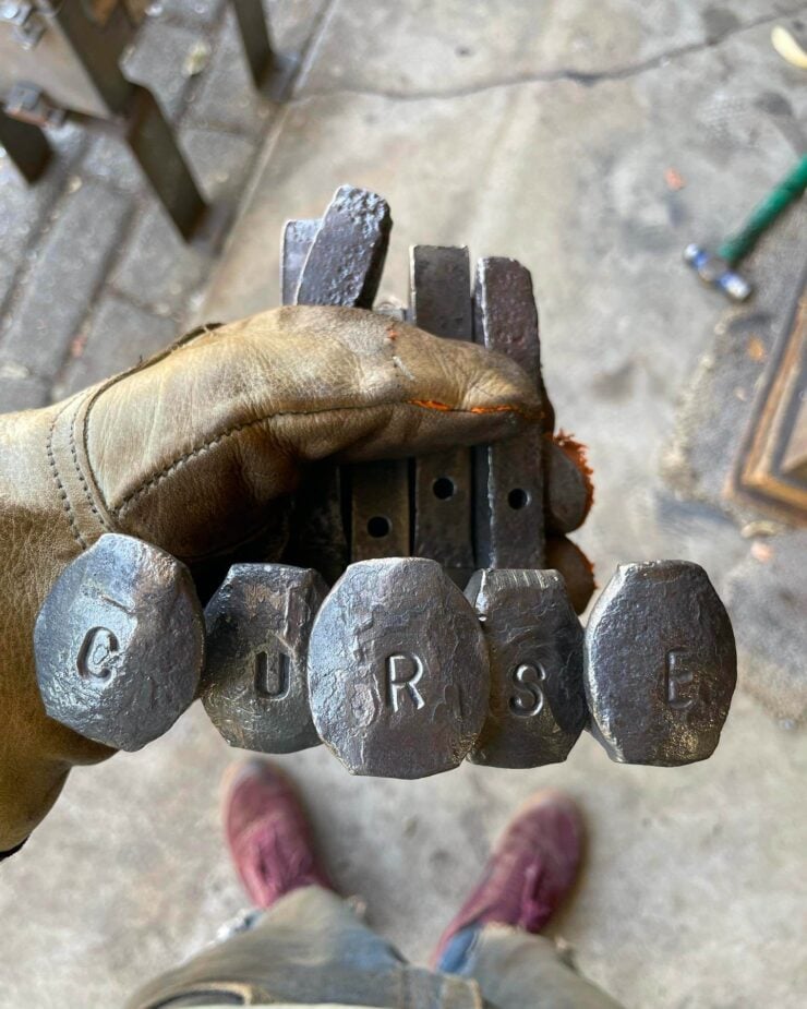 Forged Railroad Spike Wall Hooks 2