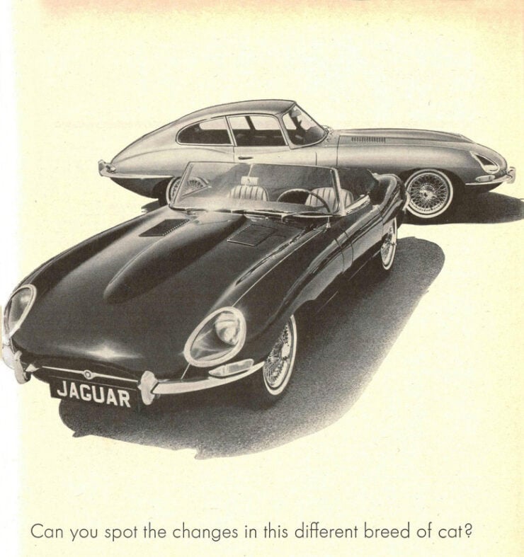 Jaguar E-Type Vintage Magazine Ad