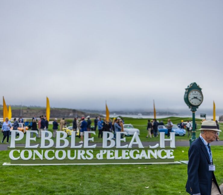 The Pebble Beach Concours Sign