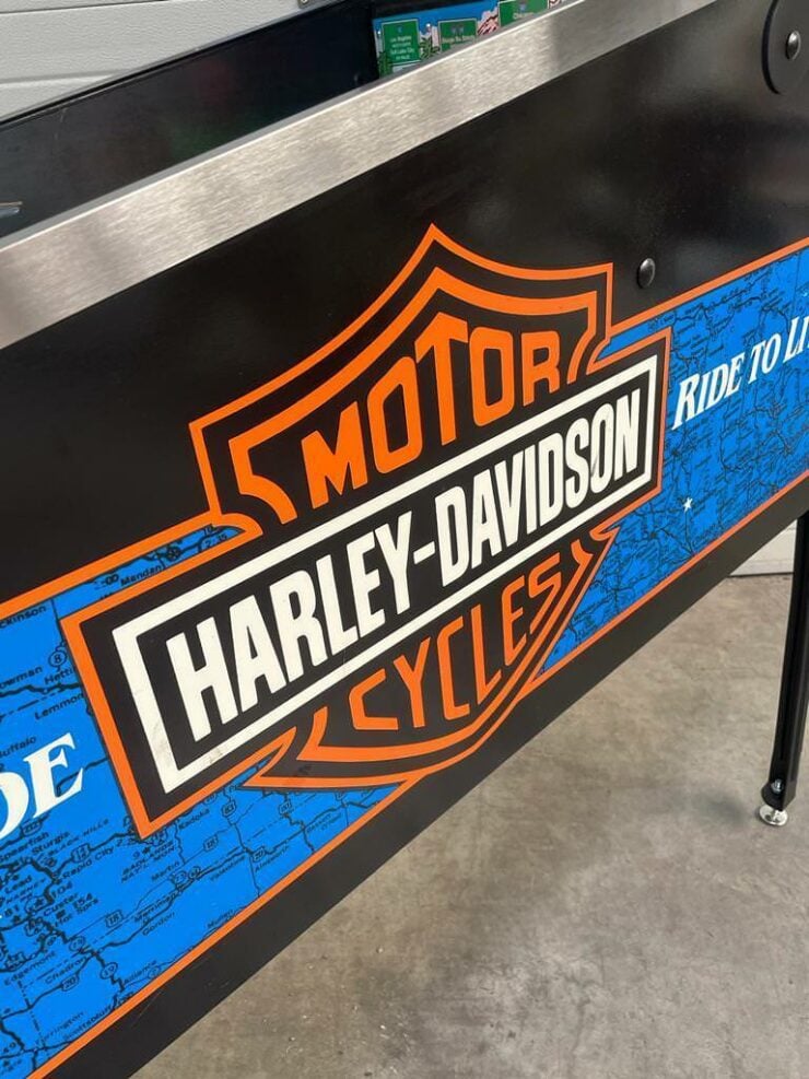 Vintage Harley-Davidson Pinball Machine 3