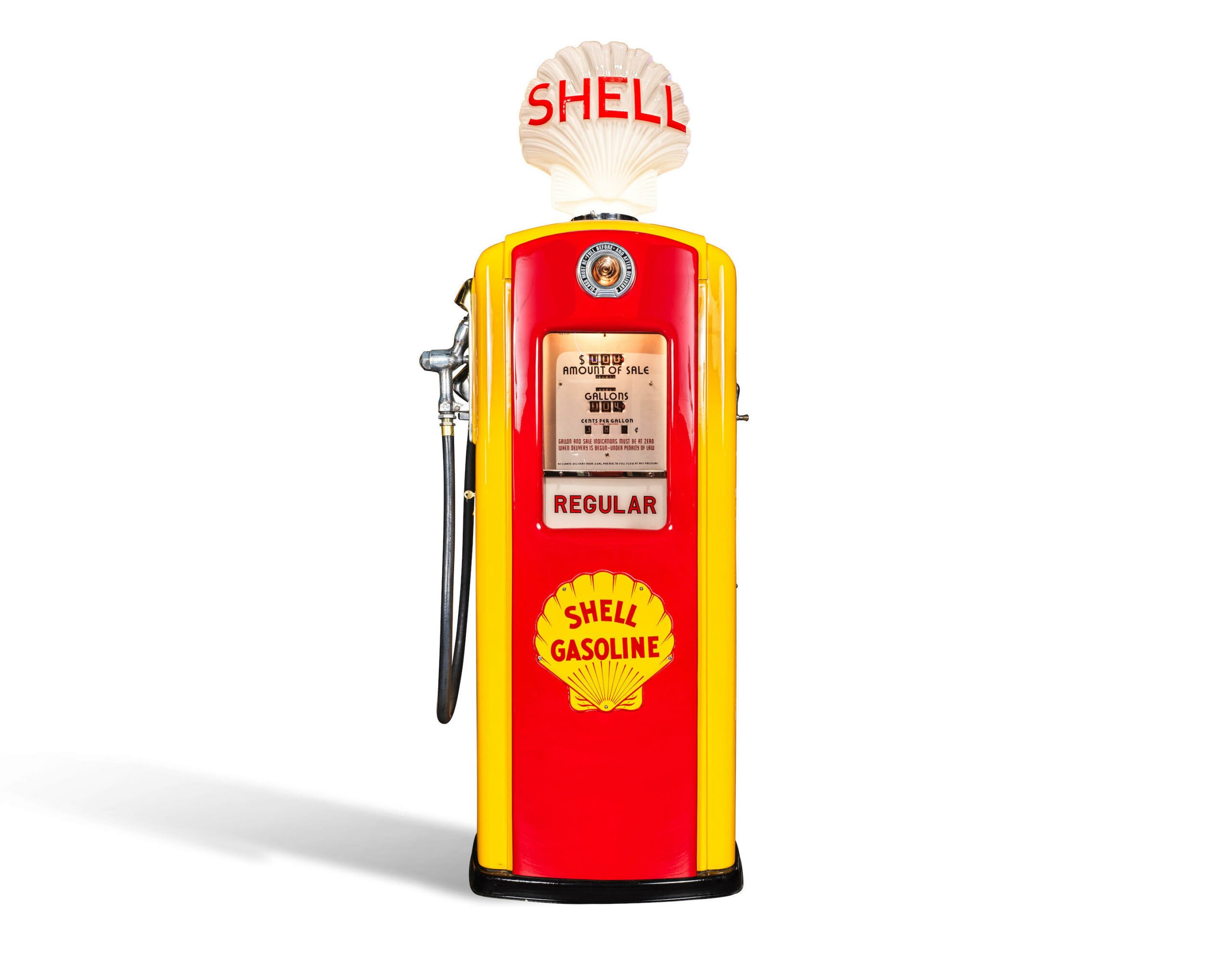 A Restored Vintage Shell Petrol Pump – Circa 1950