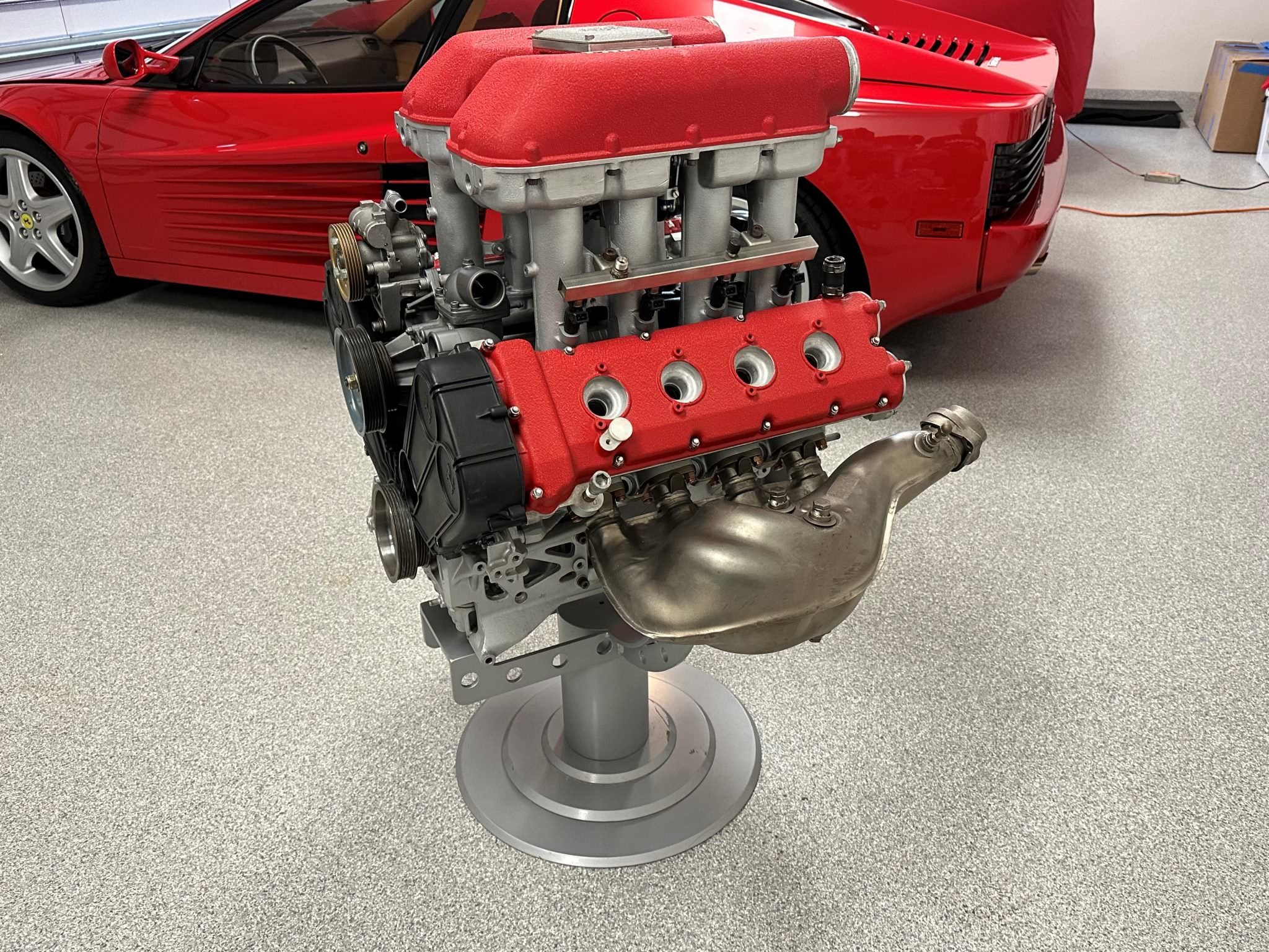 Pair of Ferrari V-10 Formula 1 Engines for Sale Right Now