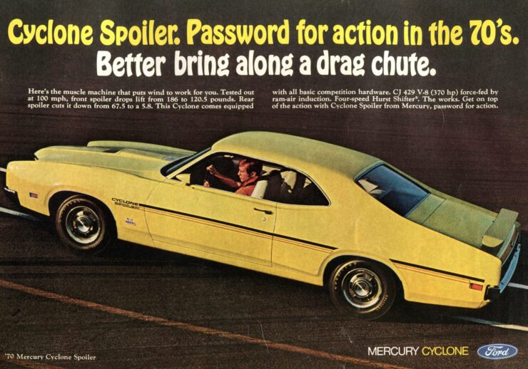 Mercury Cyclone Spoiler Vintage Ad