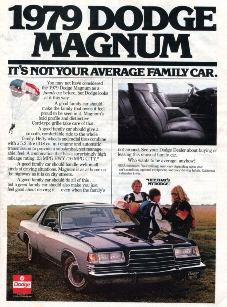 Dodge Magnum Vintage Ad 2