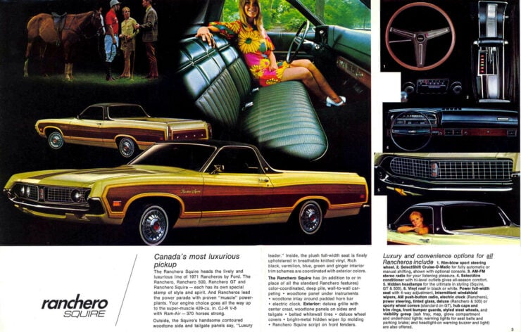 Ford Ranchero Country Squire Brochure 1