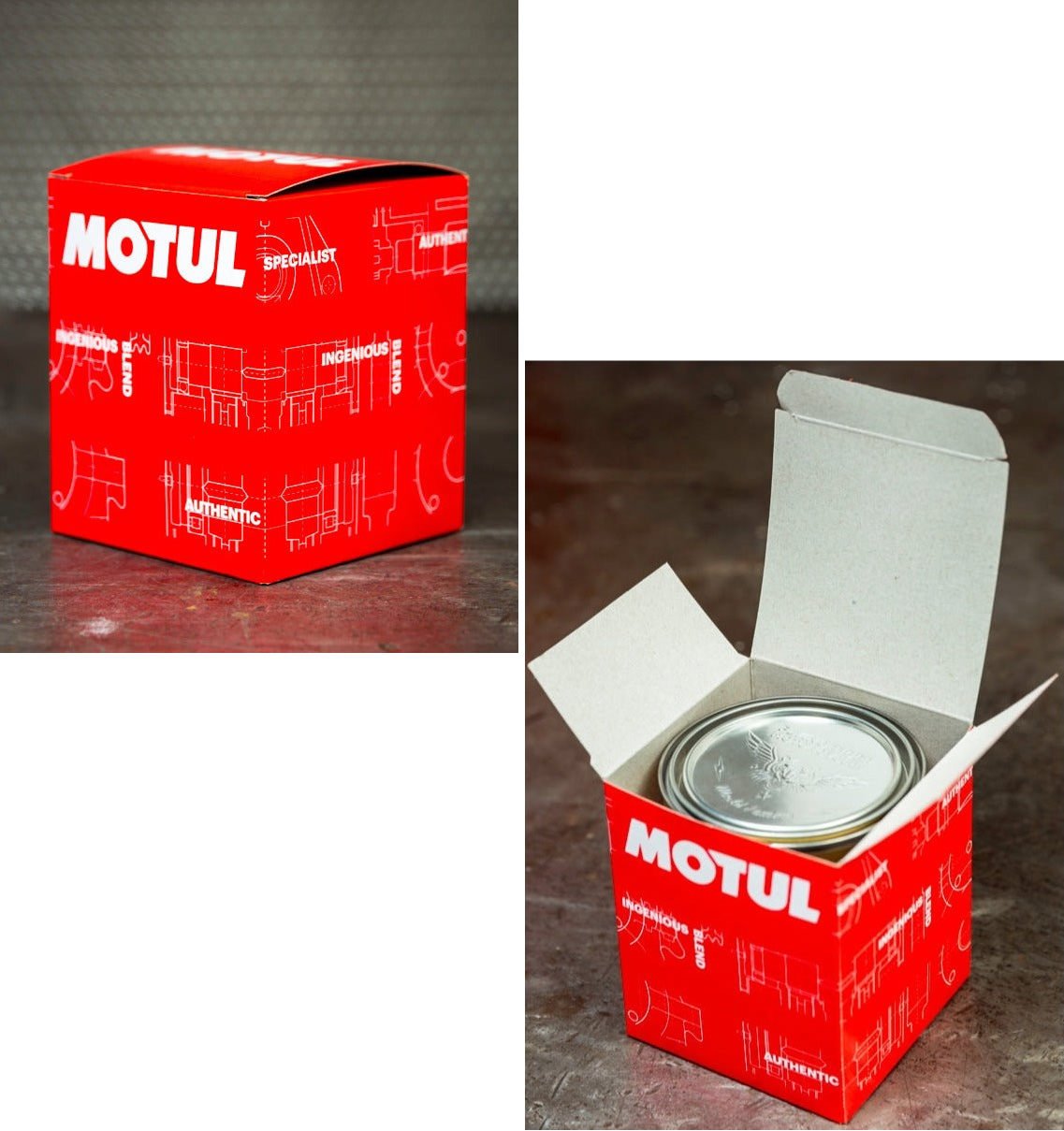 This is the Motul 800 2T scented candle, it's an official collaboration  between Motul and Flying Tiger Motorcycles, and they're now in…