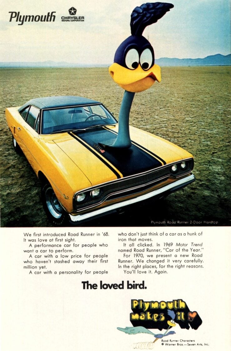 Plymouth Road Runner Vintage Ad 2