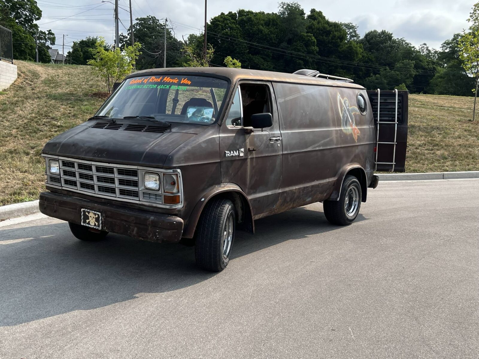 The Dodge Ram B250 Van From School Of Rock Is For Sale the-dodge-ram-b250-van-from-school-of-rock-is-for-sale