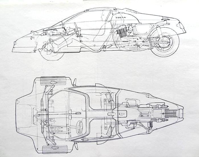 Industrial Design Research FireAero Schematic Drawings