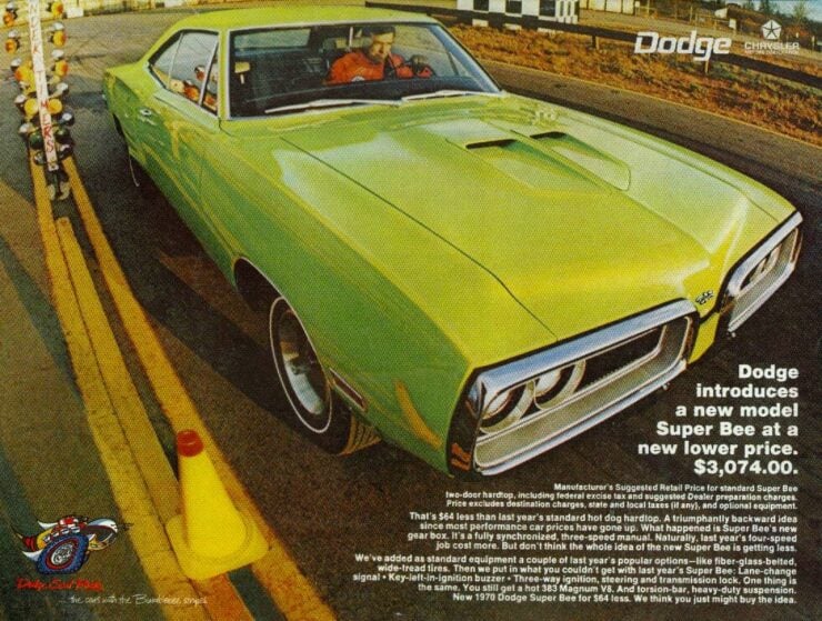 1970 Dodge Super Bee Ad