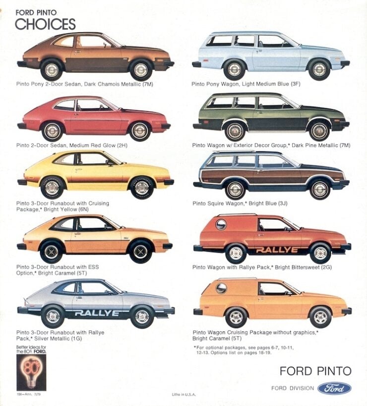 Ford Pinto Models