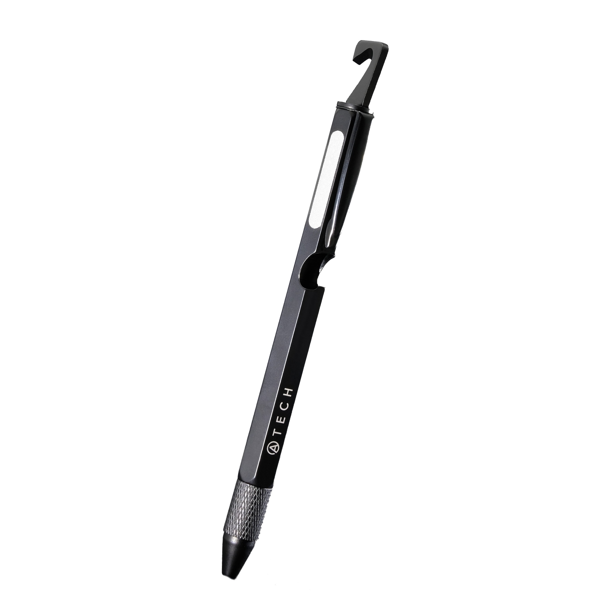 Whizzovate 9-in-1 Multitool Pen – Tactical Pen Gadget, Black Ink, Medium Nib – Cool Gift Set