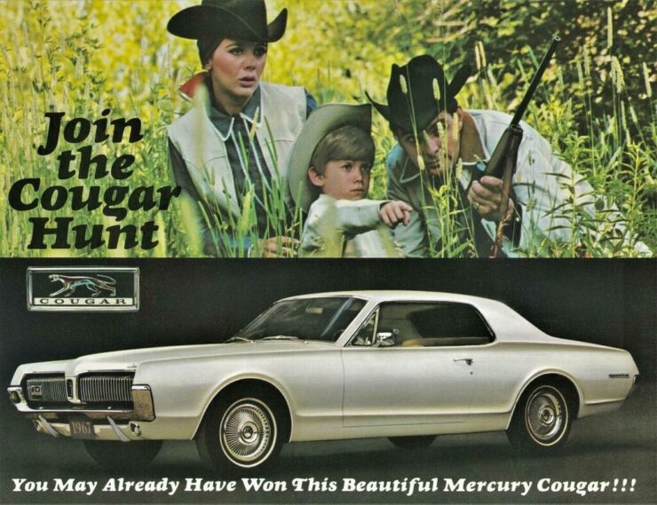 Mercury Cougar Vintage Advertisement