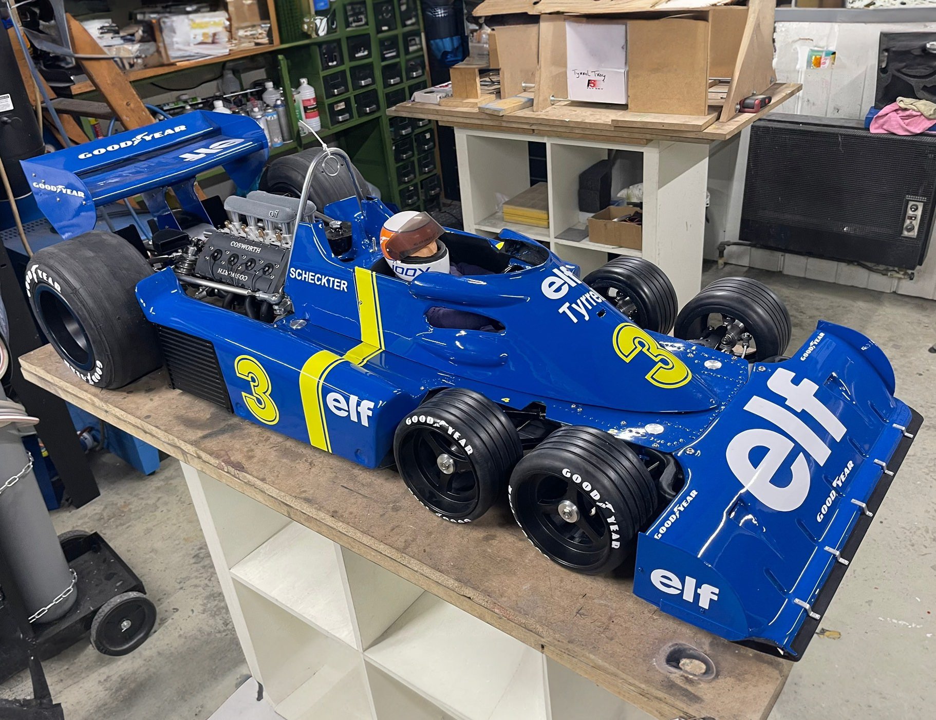 For Sale: An Incredible 1:3rd Scale V8-Powered Tyrrell P34 R/C Car