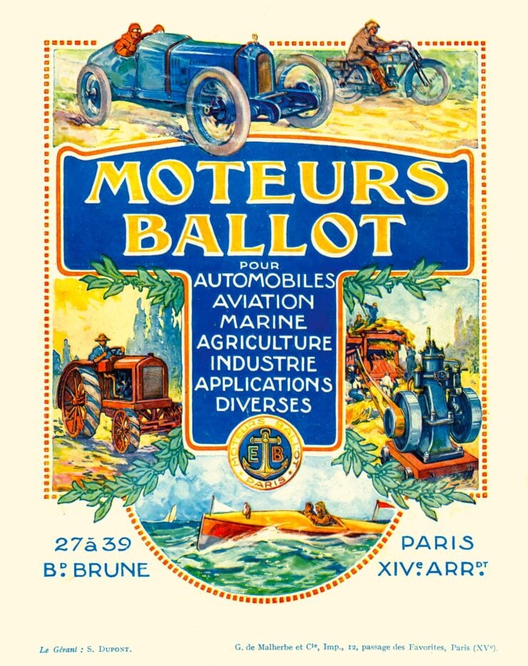 Ballot Cars Vintage Ad