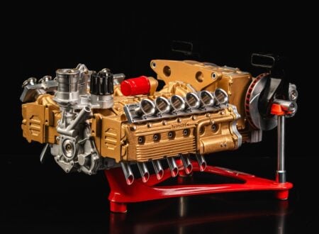 Ferrari 312T Formula 1 Engine Scale Model