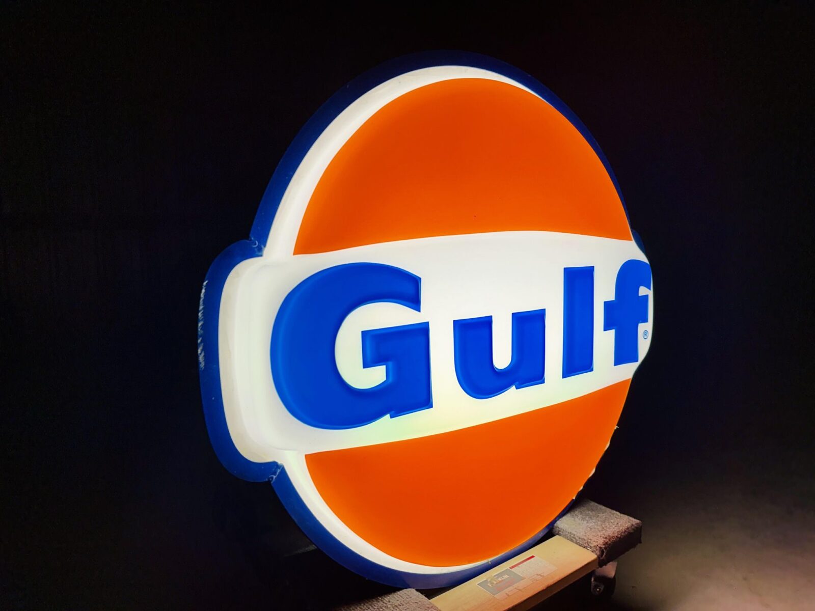 For Sale: A Vintage Gulf Oil Sign