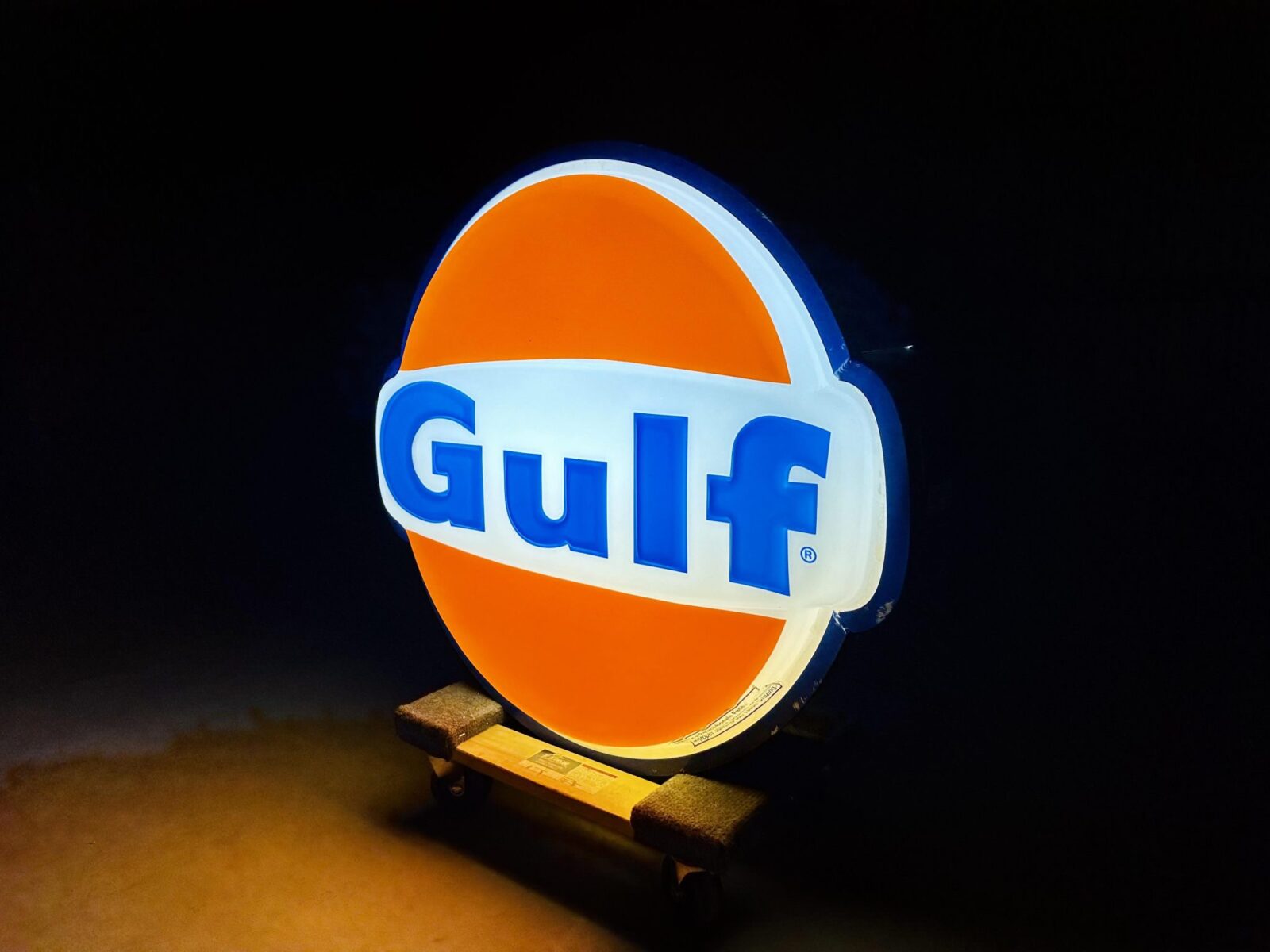 For Sale: A Vintage Gulf Oil Sign