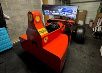 Homemade Ferrari Formula 1 Simulator