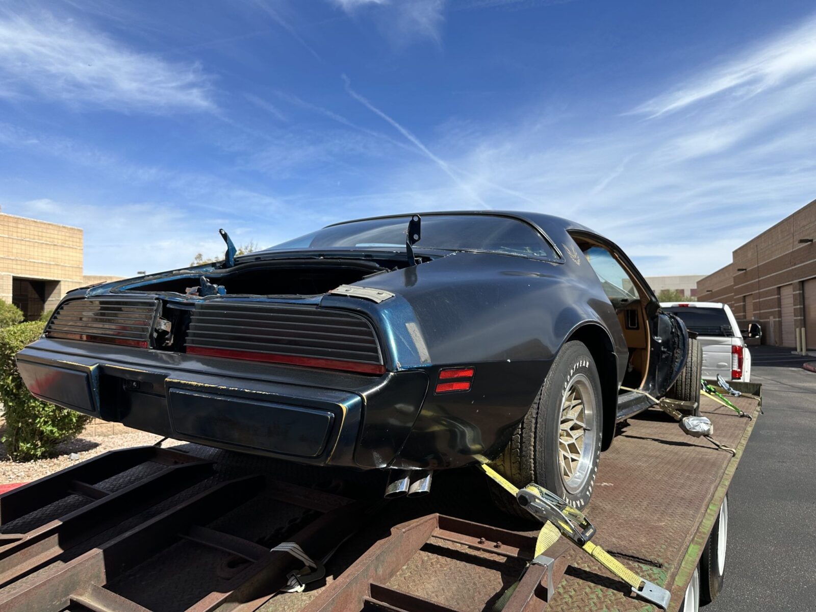 A Pontiac Firebird Trans Am Stunt Car From Steve Mcqueens Final Film