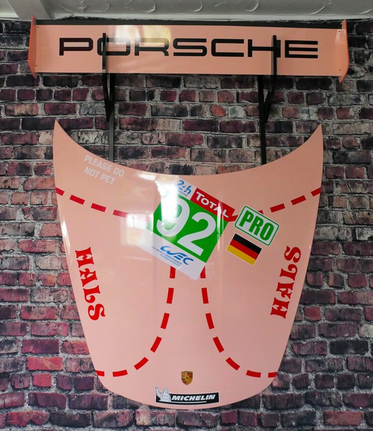 Porsche 911 RSR Pink Pig Wall Display 1