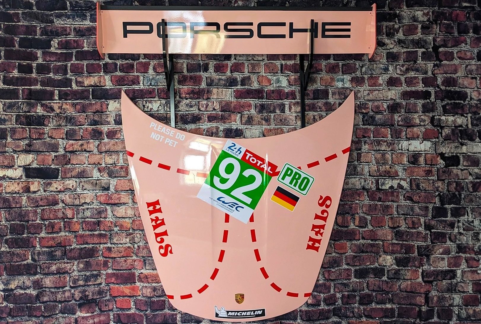 Porsche 911 RSR Pink Pig Wall Display porsche-911-rsr-pink-pig-wall-display