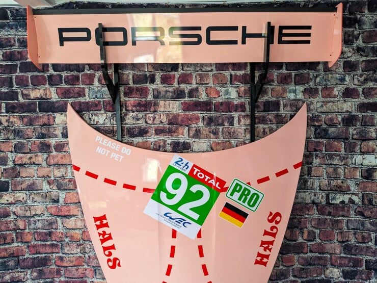 Porsche 911 RSR Pink Pig Wall Display 6