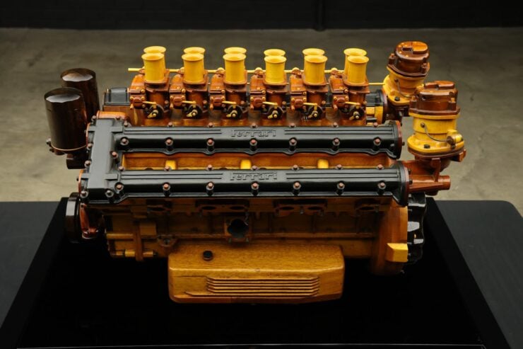 Scale Model Ferrari Colombo V12 Engine 18