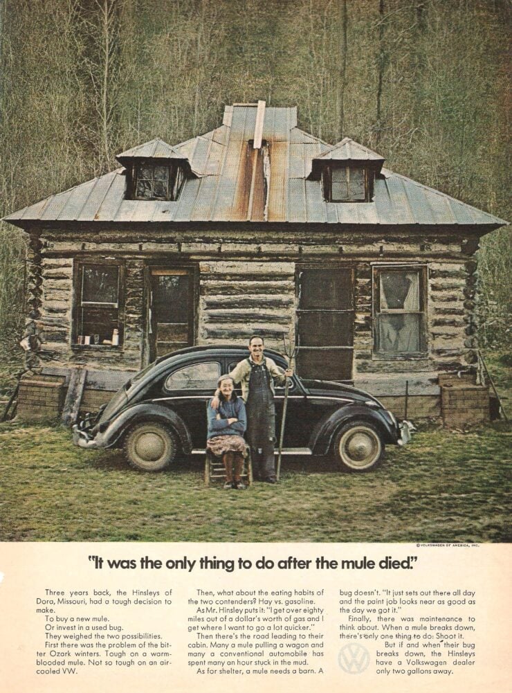 VW Beetle Ad Mule