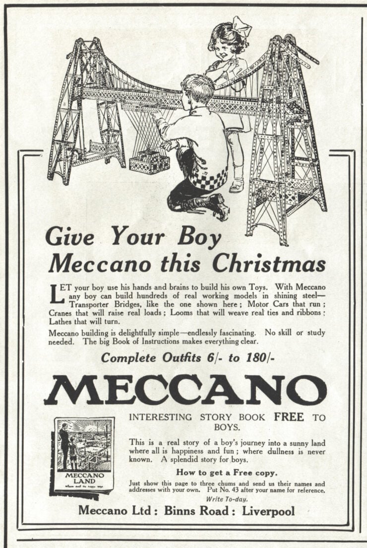 Vintage Meccano Advertisement
