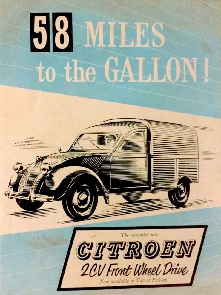 Citroën 2CV Van Vintage Ad