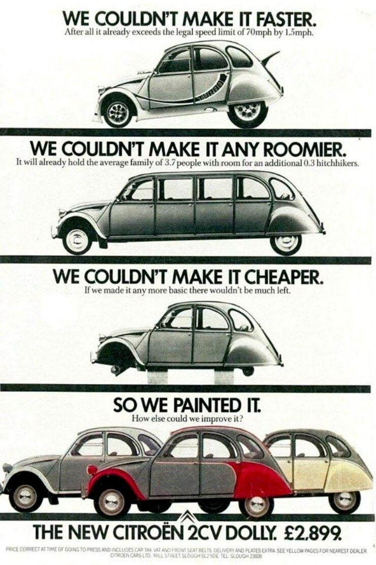 Citroën 2CV Vintage Ad