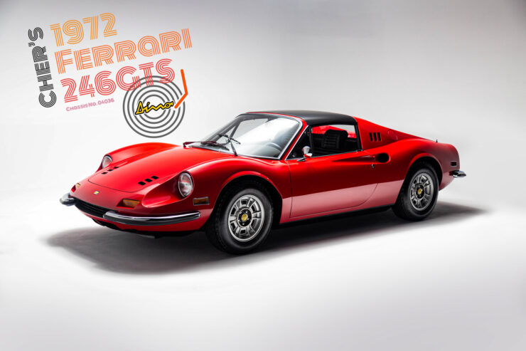 Ferrari Dino 246 GTS with graphics