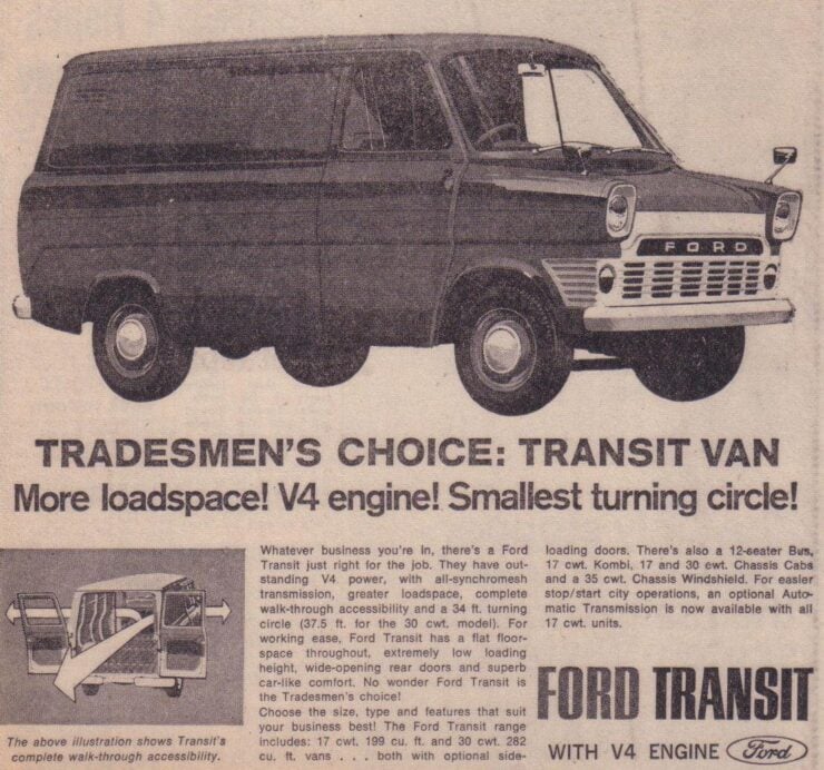 Ford Transit Mark I Vintage Ad