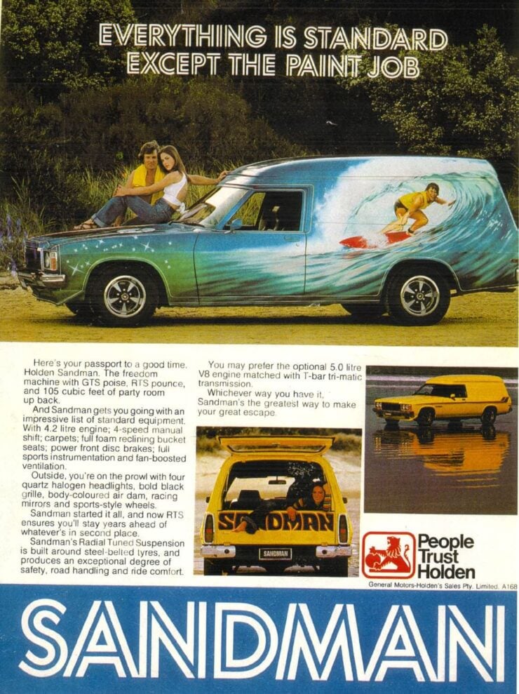 Holden Sandman Vintage Ad