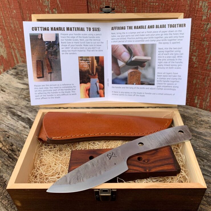 Indy Hammered Knives Knife Making Kit 5