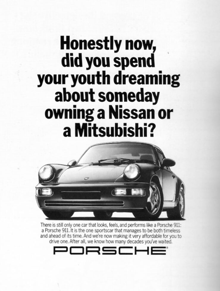 Porsche 911 Vintage Ad