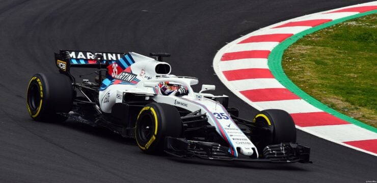 Martini Williams Formula One racing car