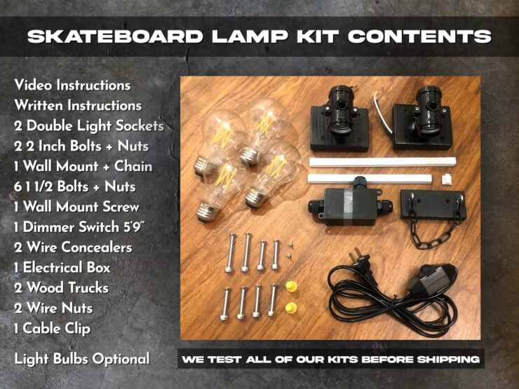 Skateboard Lamp Kit 2