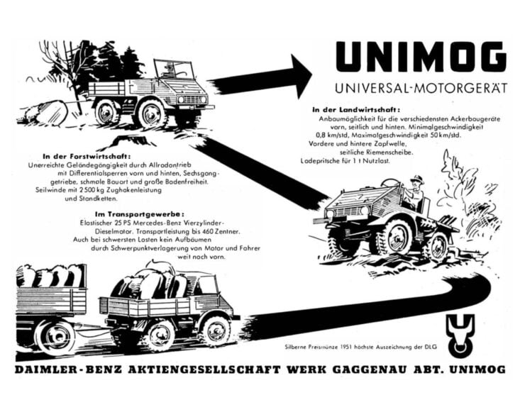 Unimog Vintage Ad