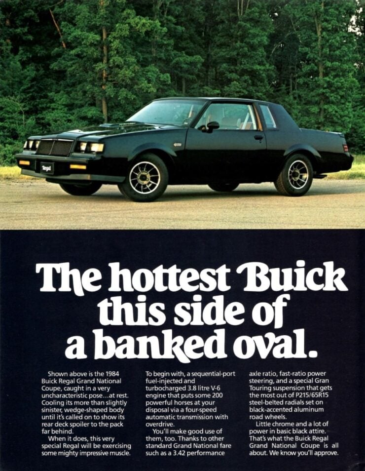 Buick Grand National Vintage Ad