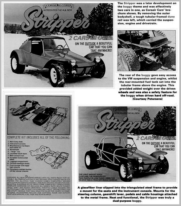 Corsair Cars Stripper Dune Buggy Ad