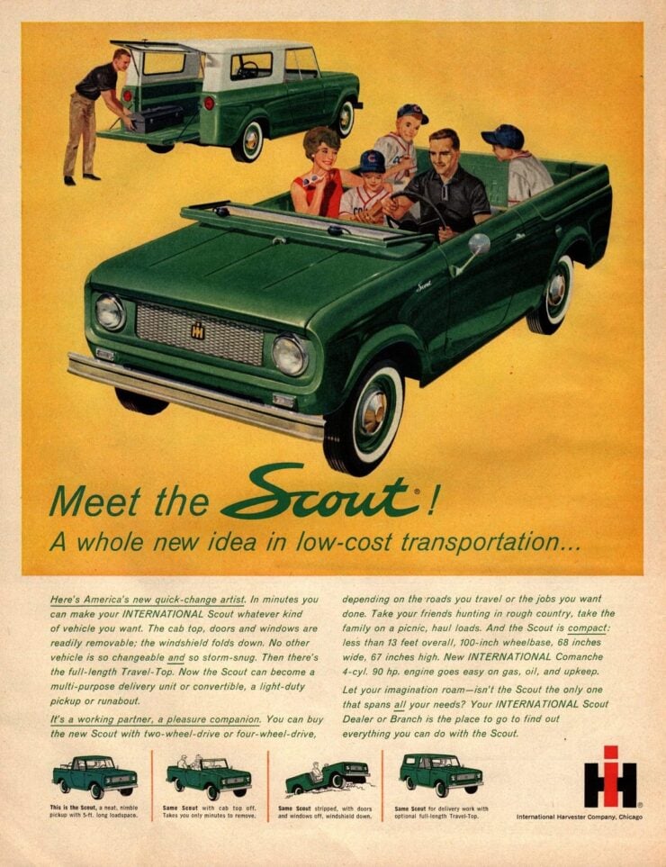 International Harvester Scout 80 Vintage Ad