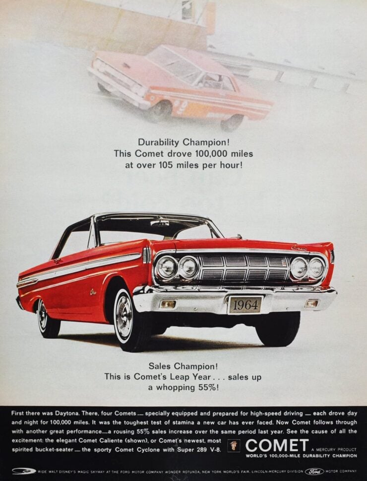 Mercury Comet Cyclone Vintage Ad