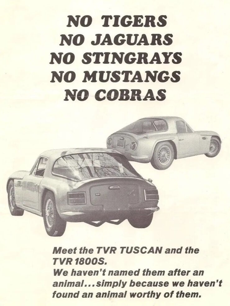 TVR Tuscan V8 Ad